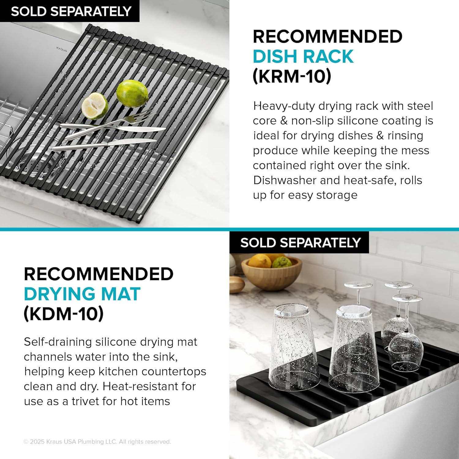 KRAUS Standart PRO 26-Inch 16 Gauge Undermount Single Bowl Stainless Steel Kitchen Sink, KHU100-26